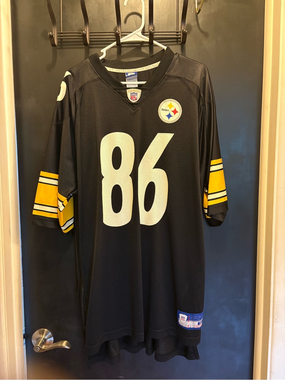 Hines Ward VTG Pittsburgh Steelers Men’s Home Jersey Mens XL Black 2003 Reebok